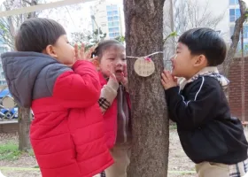 나무에게 긍정적인 표현하기